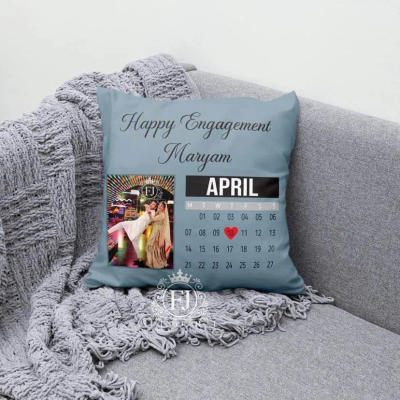 "Forever Mine" Quote Black Cushion