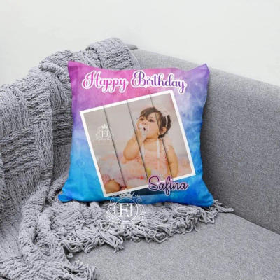 "Forever Mine" Quote Black Cushion