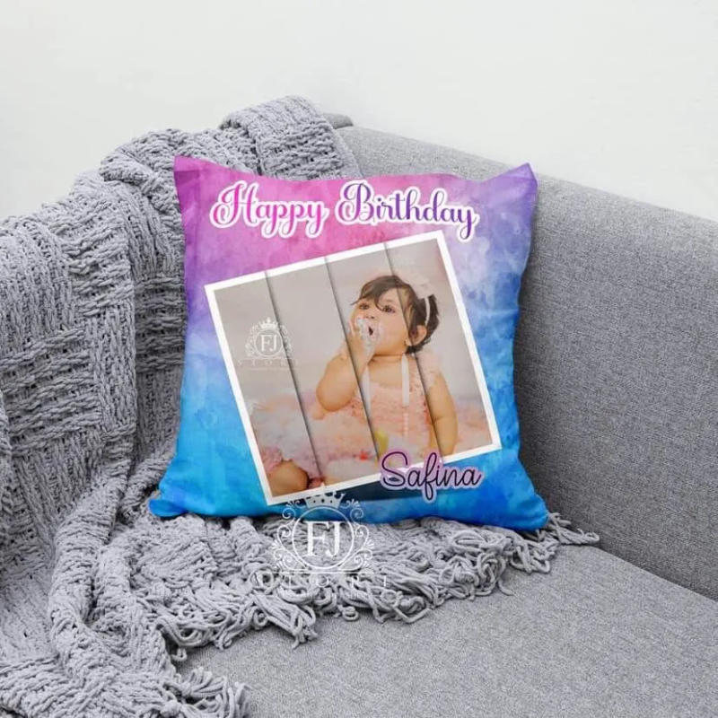 "Forever Mine" Quote Black Cushion