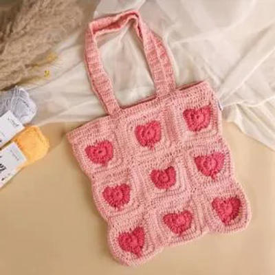 Granny Square Crochet Bag