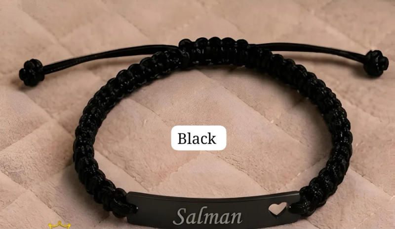 Knot Personalized Name Bracelet (Unisex)