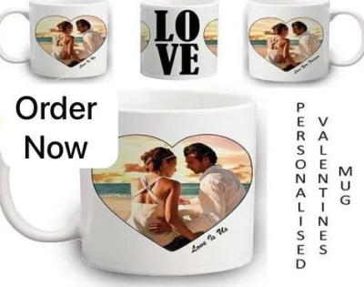 Photo & Name Printed Ceramic Mug