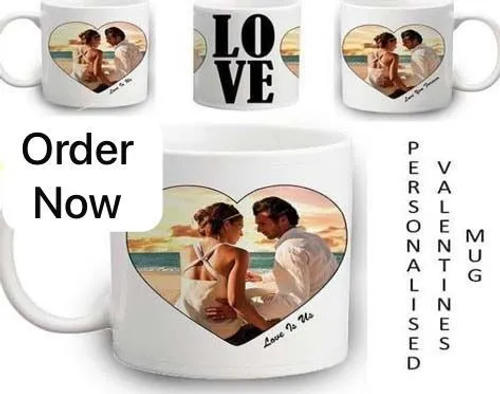 Photo & Name Printed Ceramic Mug — Rs 850 in Pakistan