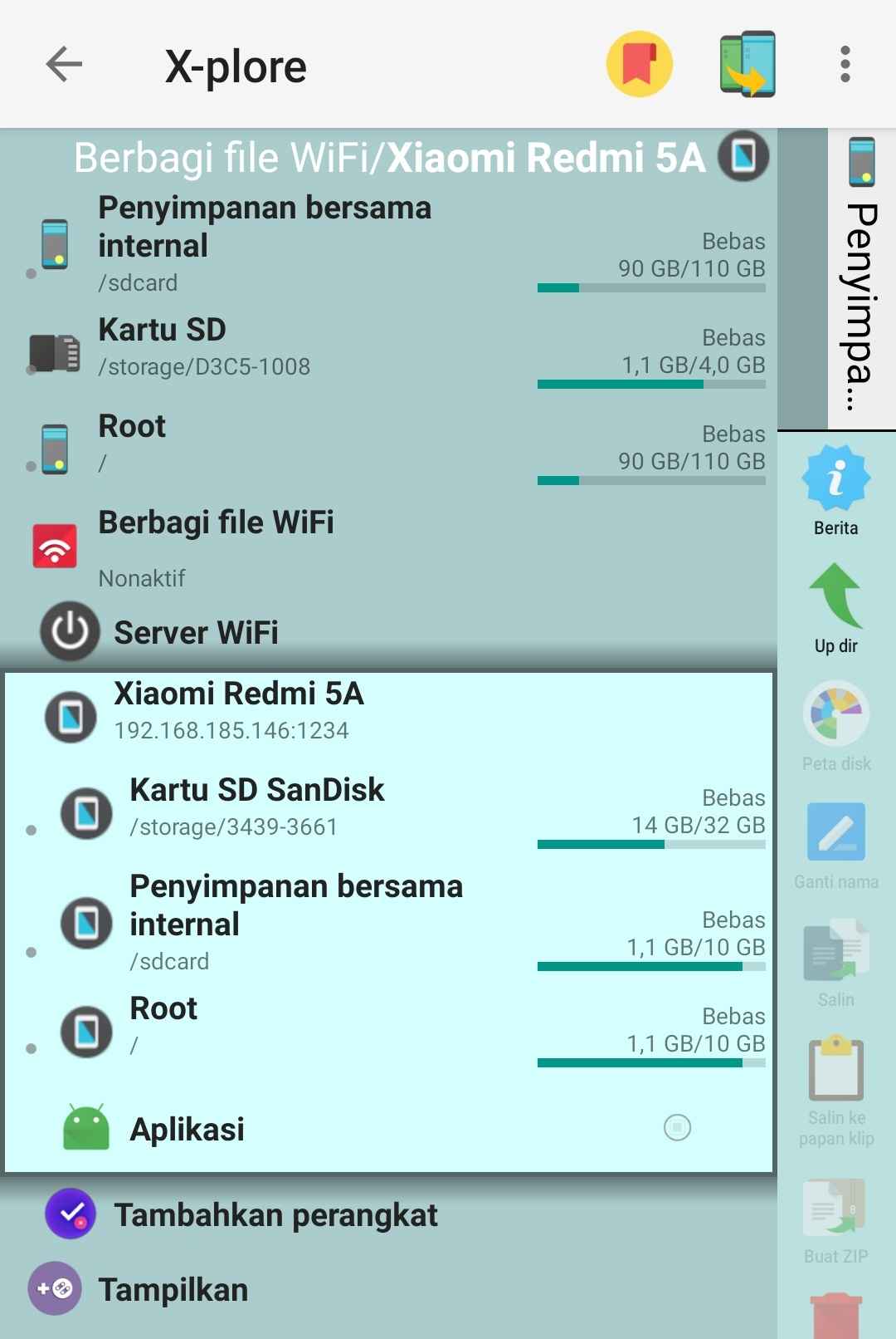 Membuka Galery Xiaomi menggunakan X-Plore