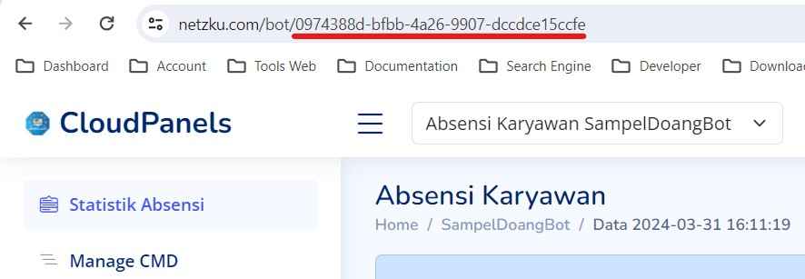 UUID bot telegram Netzku