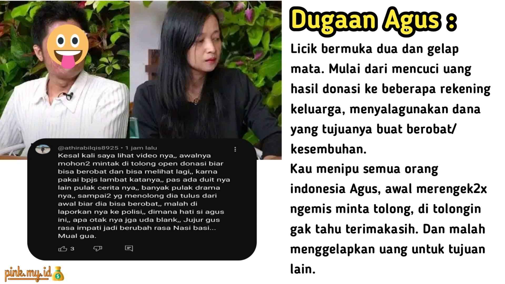 Kasus penggelapan dana oleh agus salim
