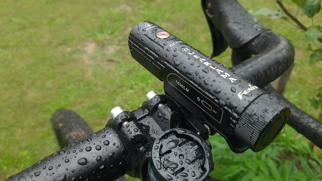 Fenix BC26R bicycle light review - tough in the rain