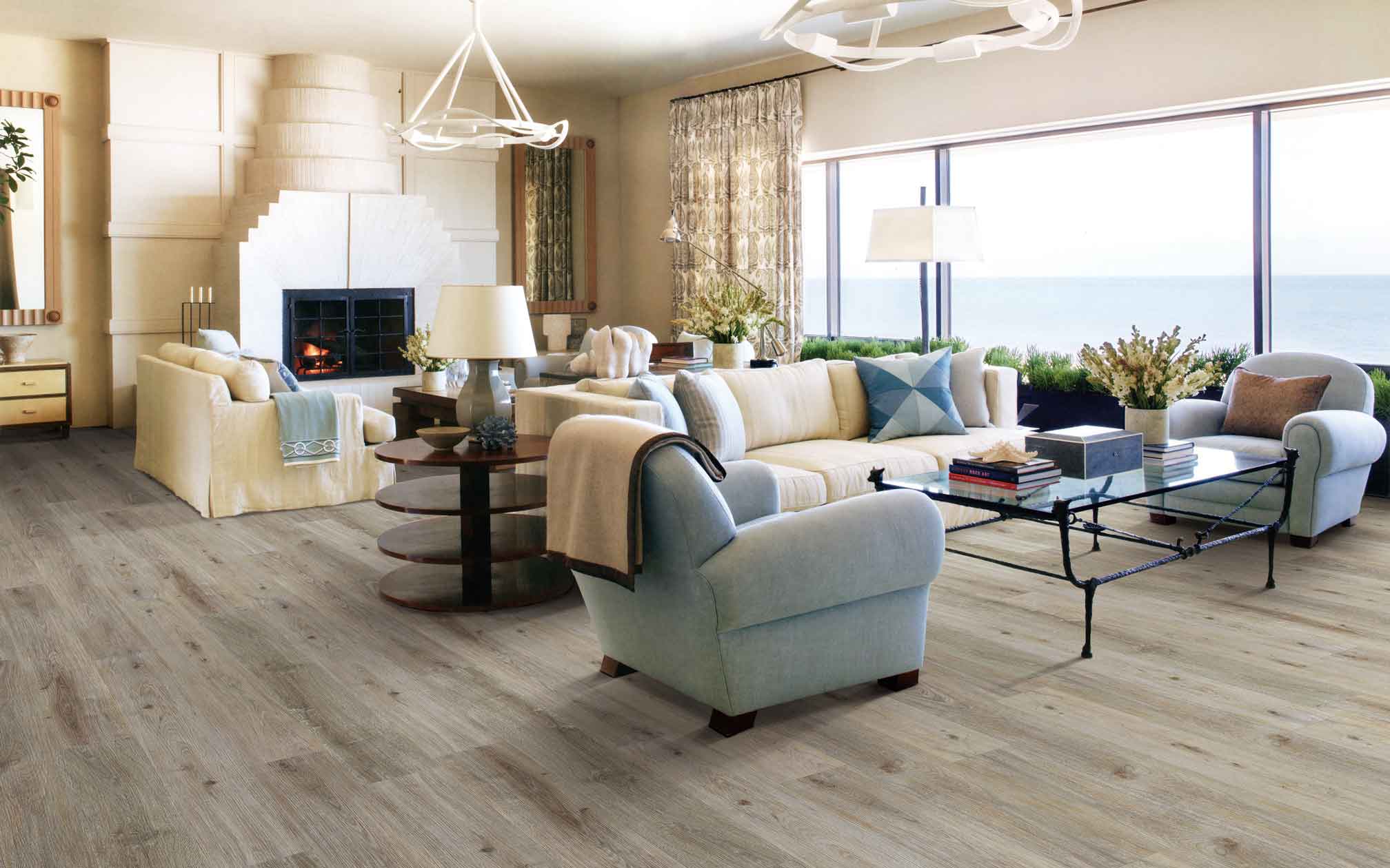 Highland Hills Fairview Taupe Rigid Core Vinyl Plank Flooring