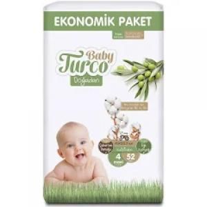 BABY TURCO EKONOMİK PAKET MAXİ 4 52`Lİ