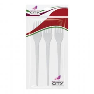 NEW CİTY PLASTİK ÇATAL 10`LU 