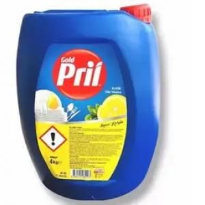 GOLD PRİİ SIVI BULAŞIK DETERJANI LİMON KOKULU 4000 GR