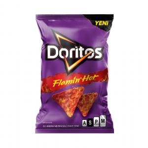 DORİTOS FLAMİN HOT ACI BİBERLİ VE PEYNİRLİ  MISIR CİPS SÜPER BOY 102 G