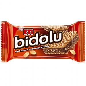 ETİ Bİ DOLU KAKAO KREMALI YER FISTIĞI PARÇACIKLI GOFRET 36 GR 