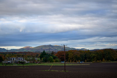 Vibrant autumn colors in Scotland's scenic highlands