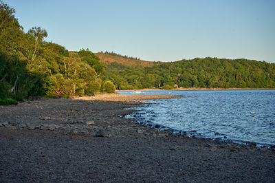 A peaceful beautiful evening over Loch Lomond shores