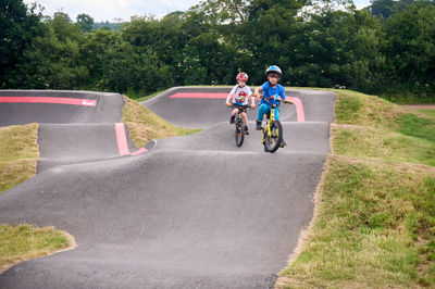 Lucas on bike