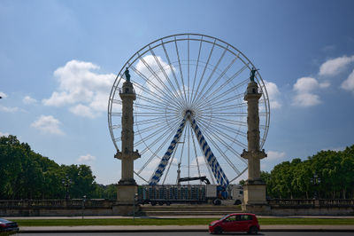 Bordeaux, France, 05.23.2023 La Grande Roue des Quinconces (Ferris Wheel)