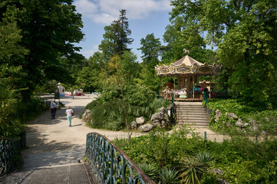 Bordeaux, France, 05.23.2023 Saint Seurin, Public Garden