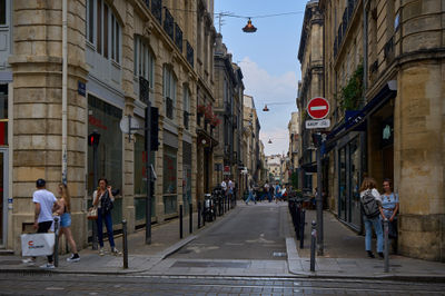 Bordeaux, France, 05.23.2023 On the streets of the city on a summer day