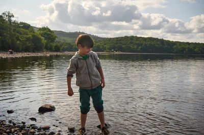 Lucas on Loch Lomond