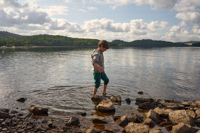 Lucas on Loch Lomond