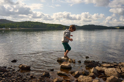 Lucas on Loch Lomond