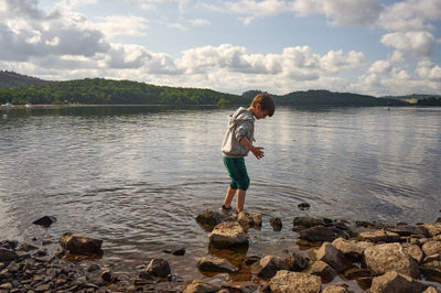 Lucas on Loch Lomond