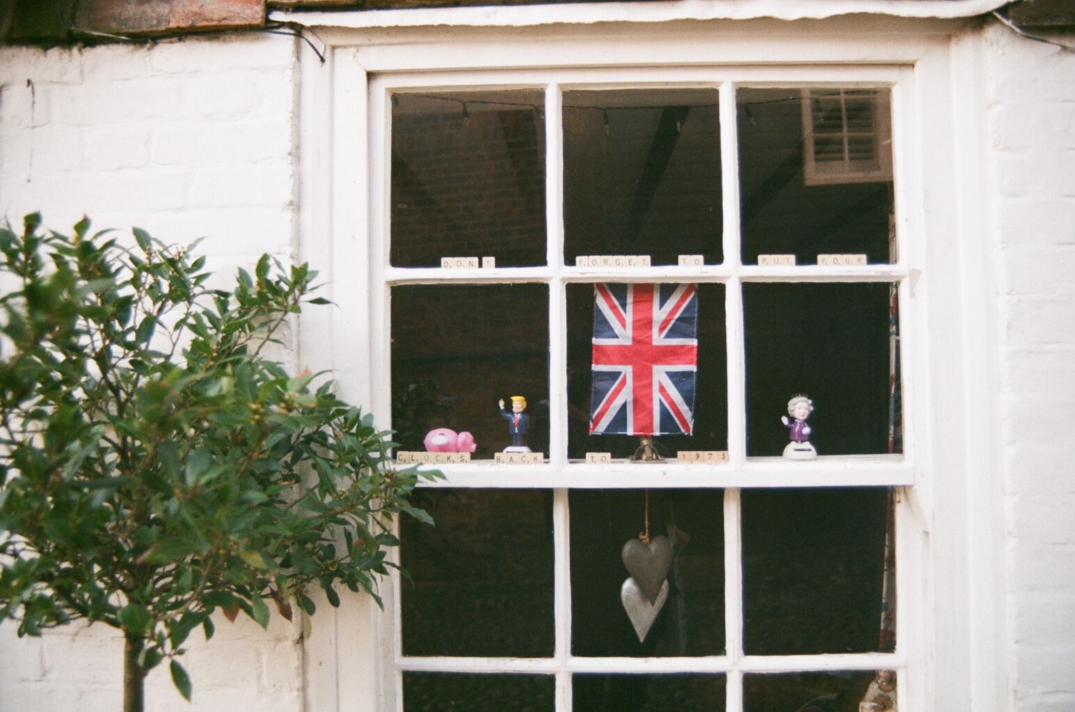 Britsh Flag on window