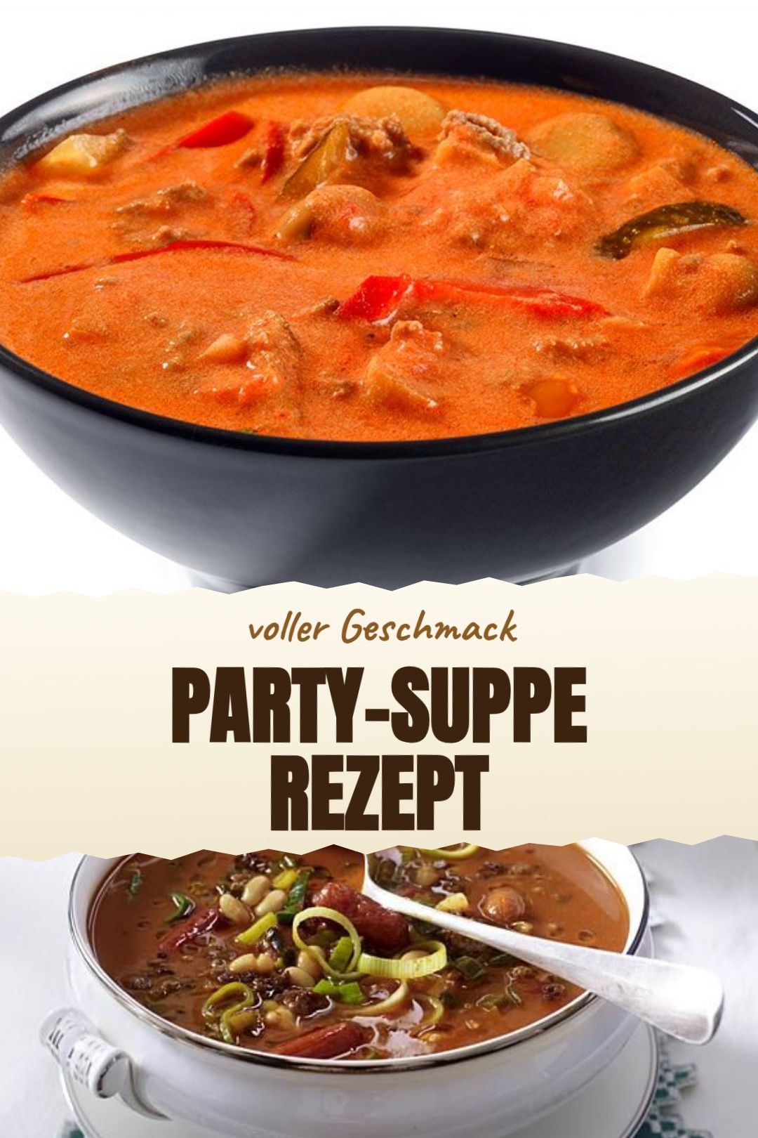 Party-Suppe Rezept – Herzhafte Party-Suppe mit Paprika, Mais und Hackfleisch