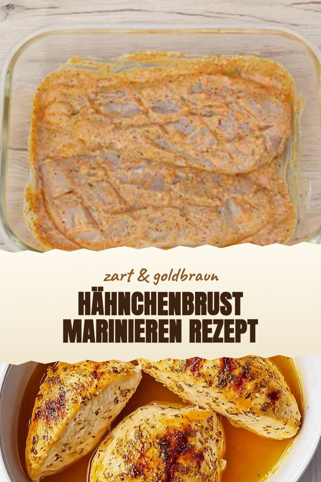 Hähnchenbrust marinieren Rezept fertig zubereitet