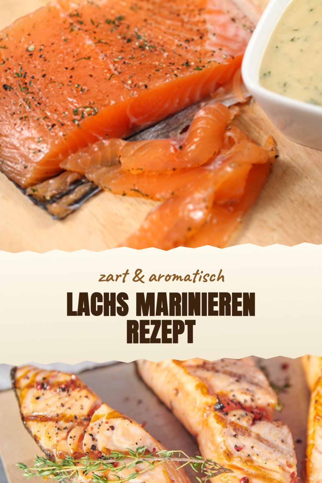 Lachs marinieren Rezept fertig zubereitet
