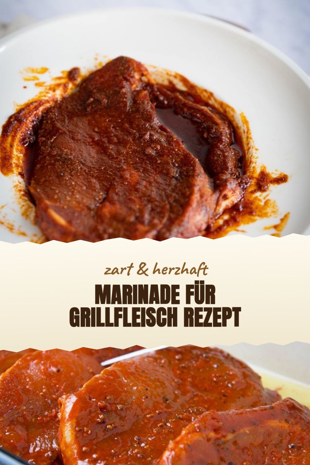 Marinade für Grillfleisch Rezept fertig zubereitet
