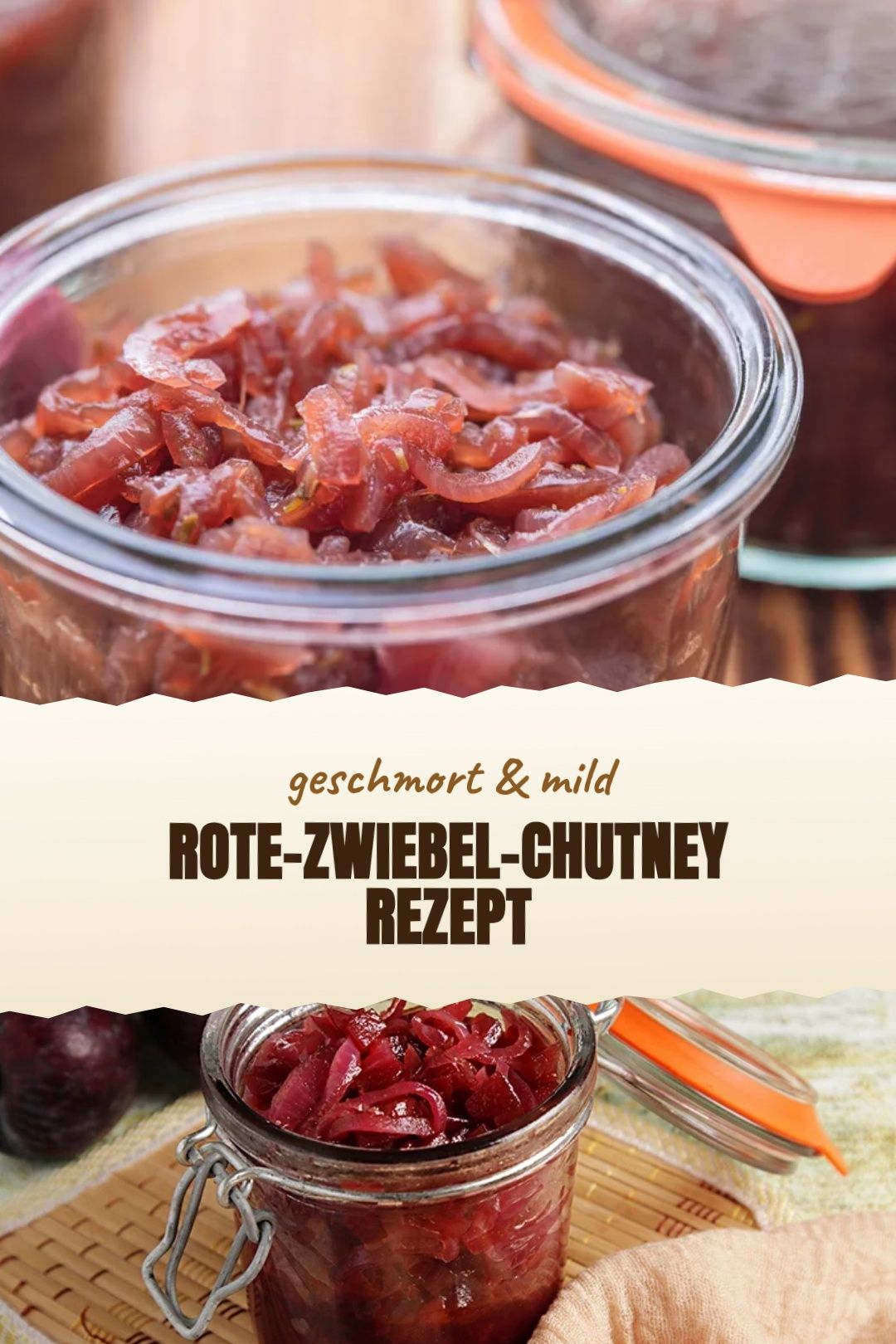 Rote-Zwiebel-Chutney Rezept fertig zubereitet