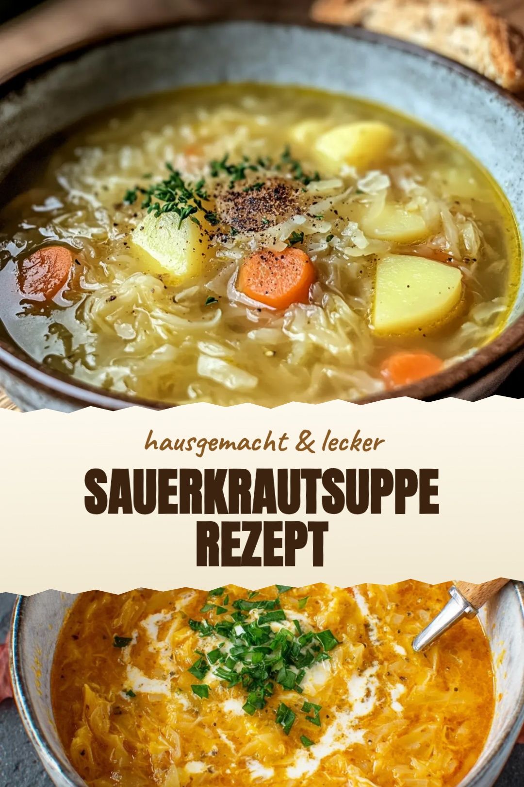 Sauerkrautsuppe Rezept fertig zubereitet