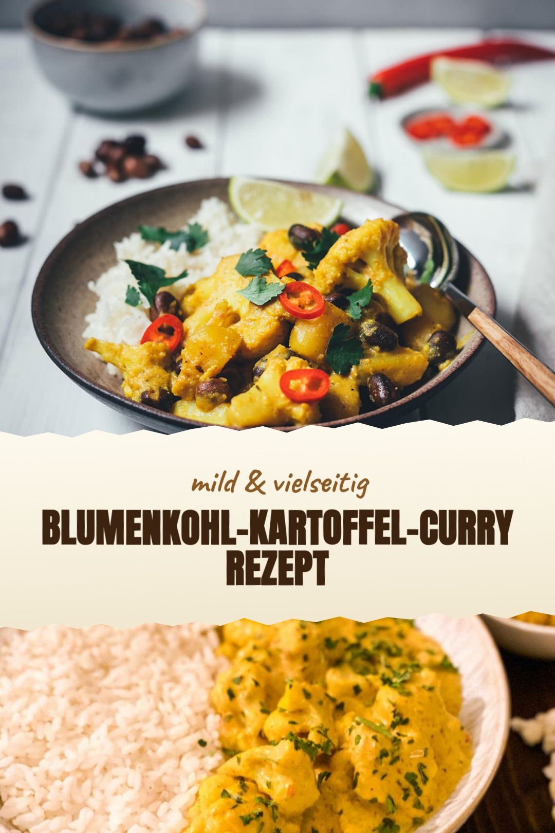 Blumenkohl-Kartoffel-Curry Rezept mit Blumenkohl und Kartoffeln