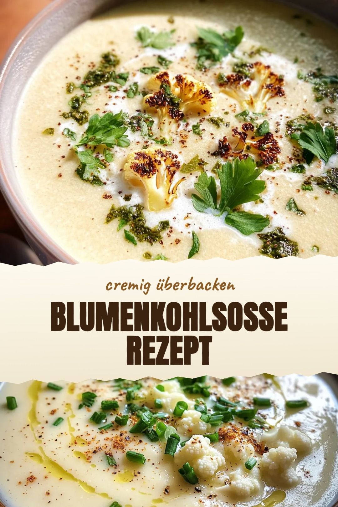 Blumenkohlsoße Rezept mit Blumenkohl