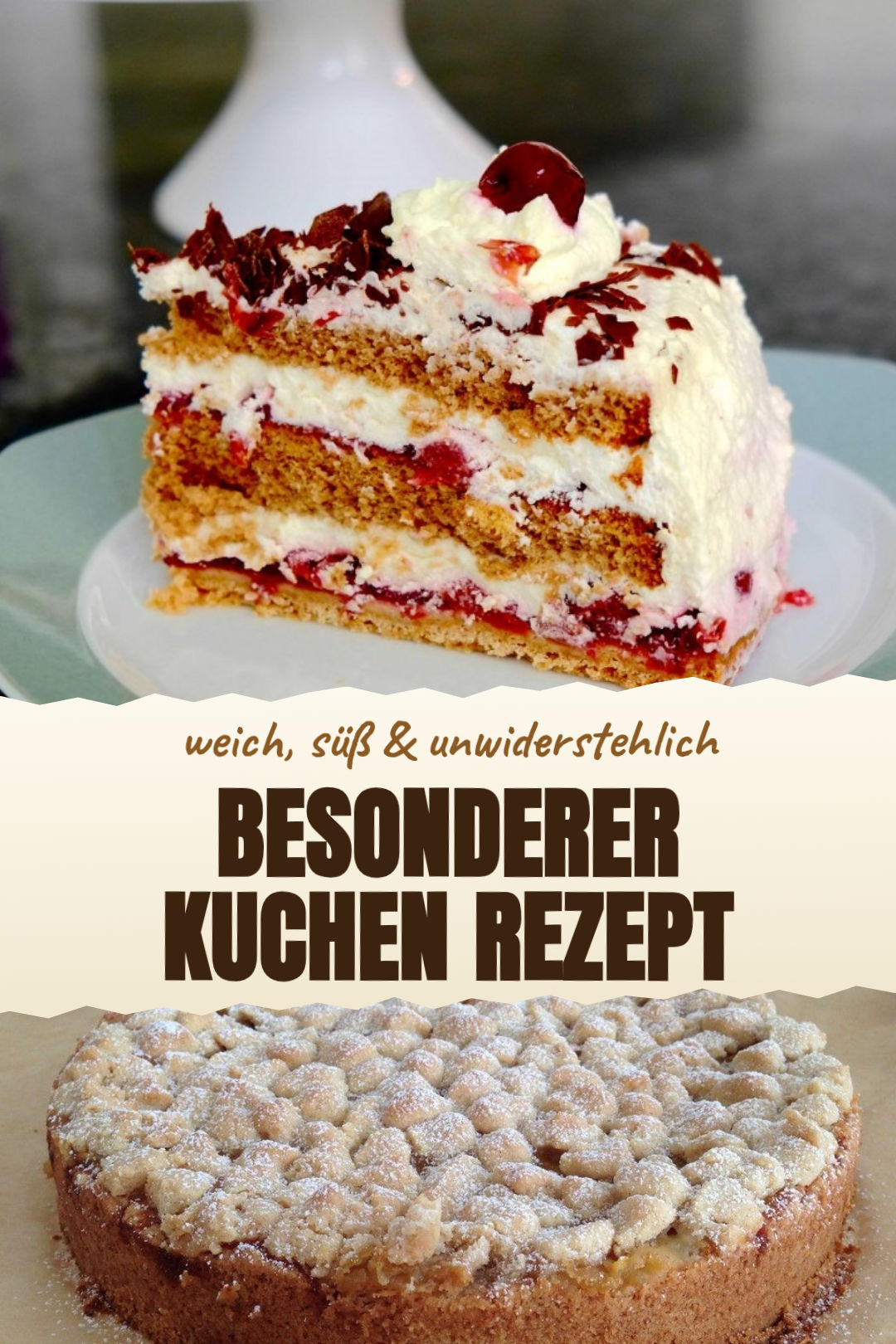 Besonderer Kuchen mit Himbeer-Wirbel