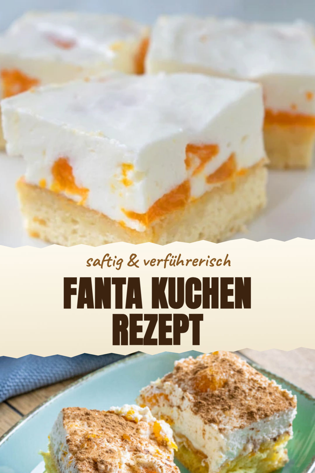 Fanta-Kuchen vom Blech mit Schmandcreme