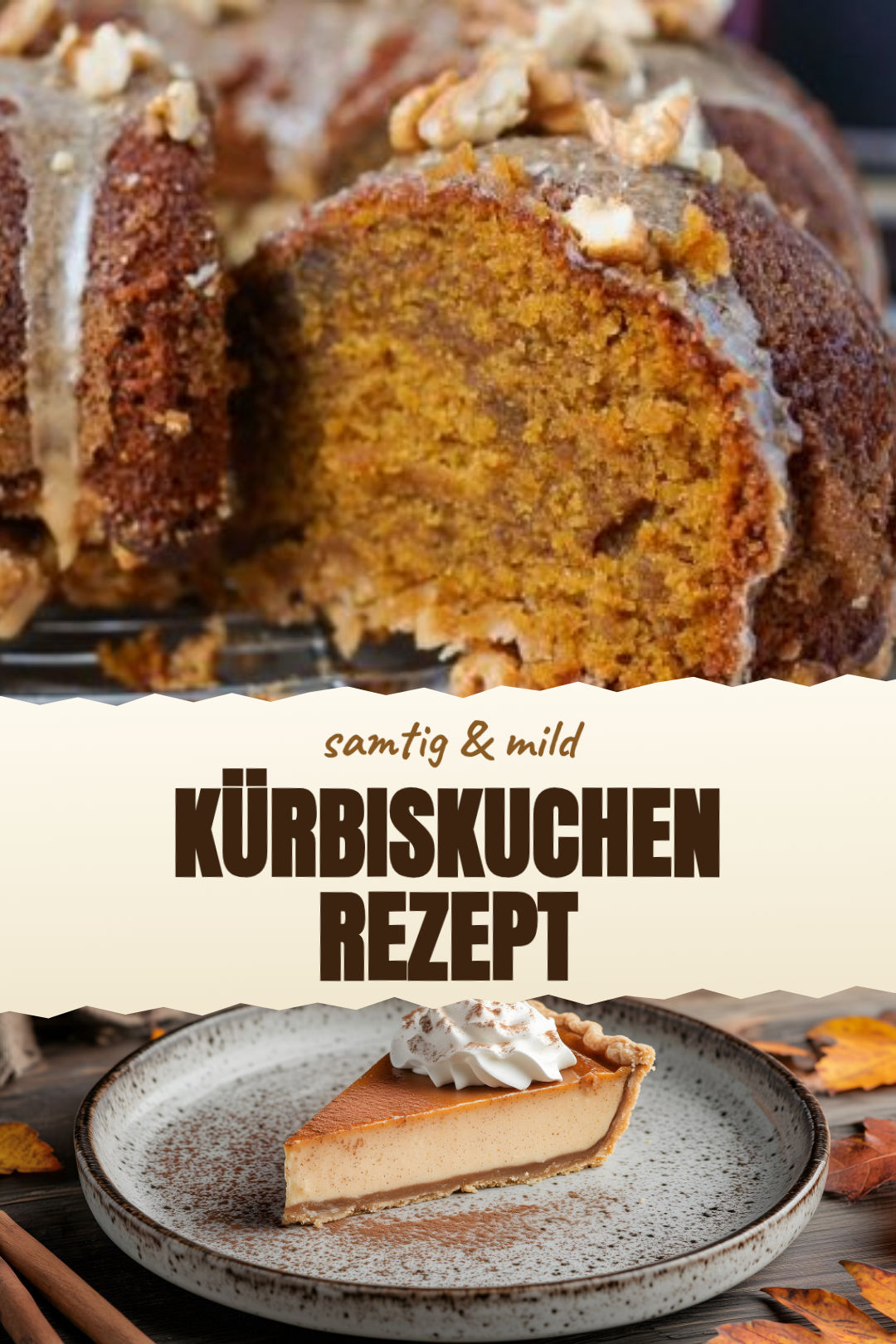 Kürbiskuchen mit Hokkaido und Zimt