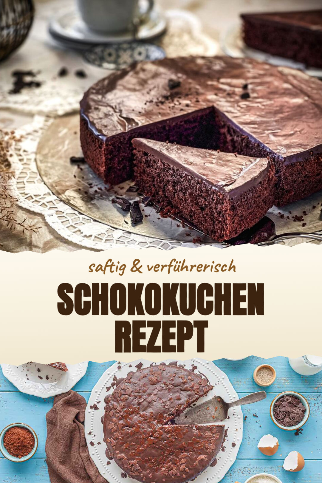Saftiger Schokokuchen mit Kakao