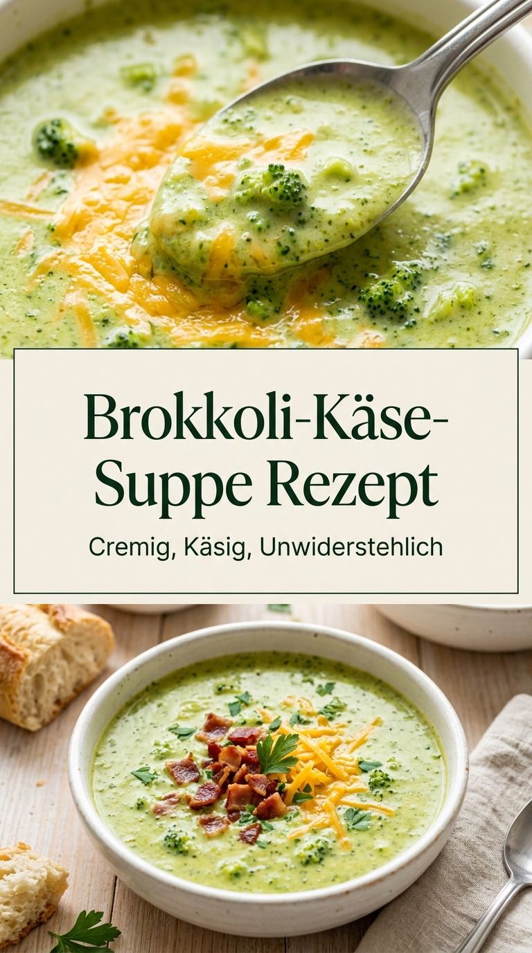 Brokkoli-Käse-Suppe Rezept – cremige Brokkoli-Käse-Suppe mit Kartoffel