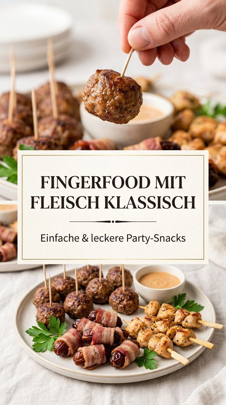 Fingerfood mit Fleisch: würzige Mini-Hackbällchen aus dem Ofen
