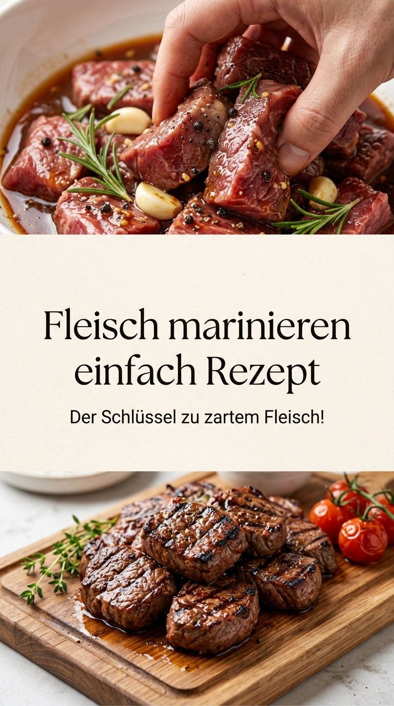 Fleisch marinieren Rezept – Kräuter-Senf-Marinade für Schwein oder Rind