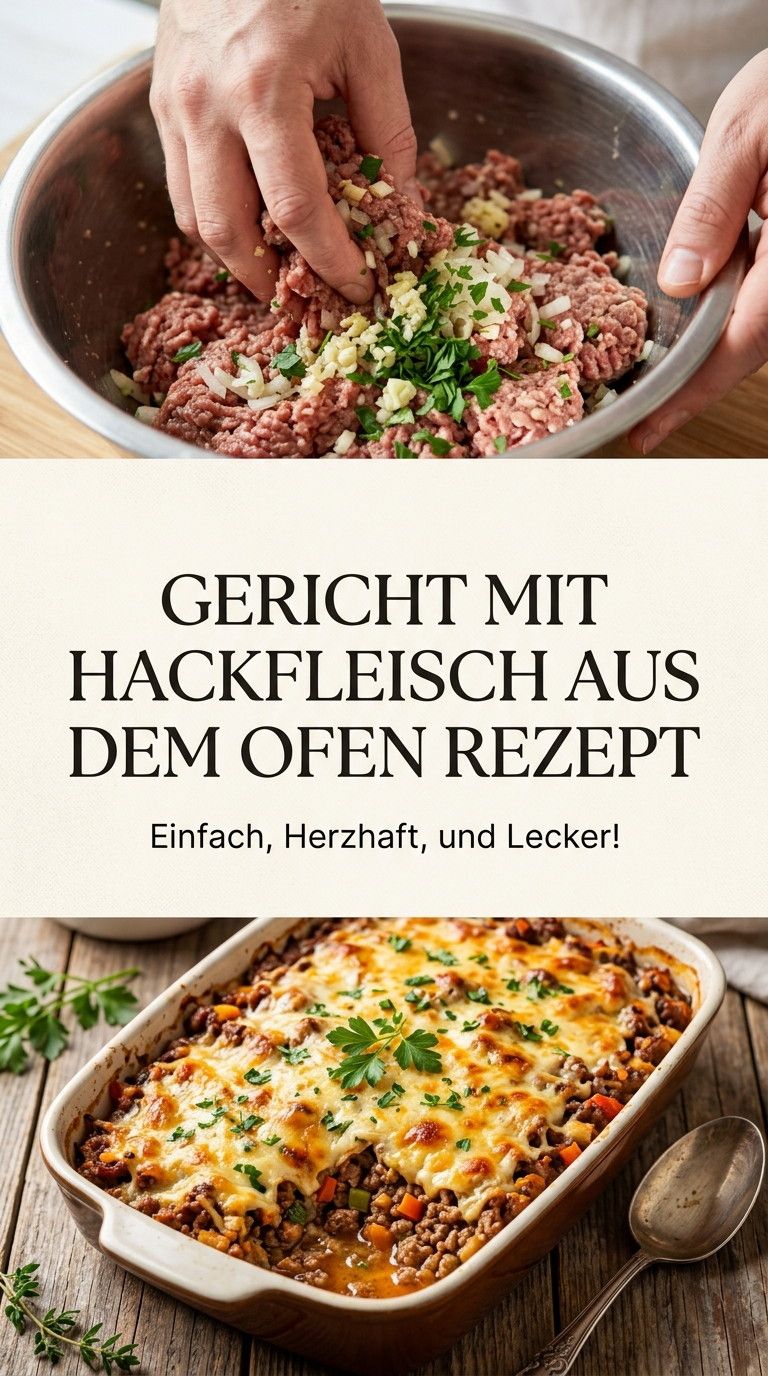 Hackfleisch-Kartoffel-Auflauf mit Tomate und Käse