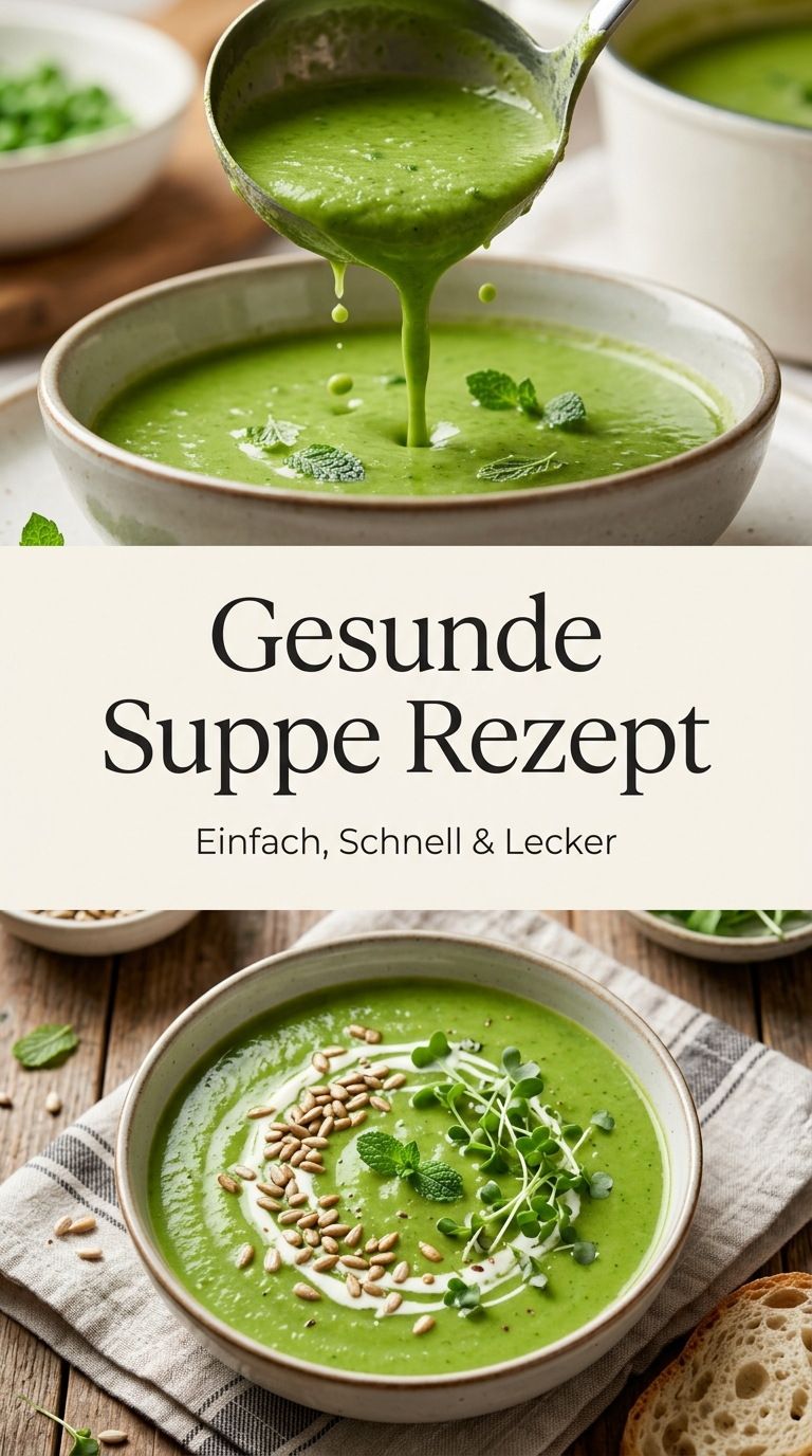 Gesunde Suppe Rezept – bunte Röstgemüse-Suppe mit roten Linsen