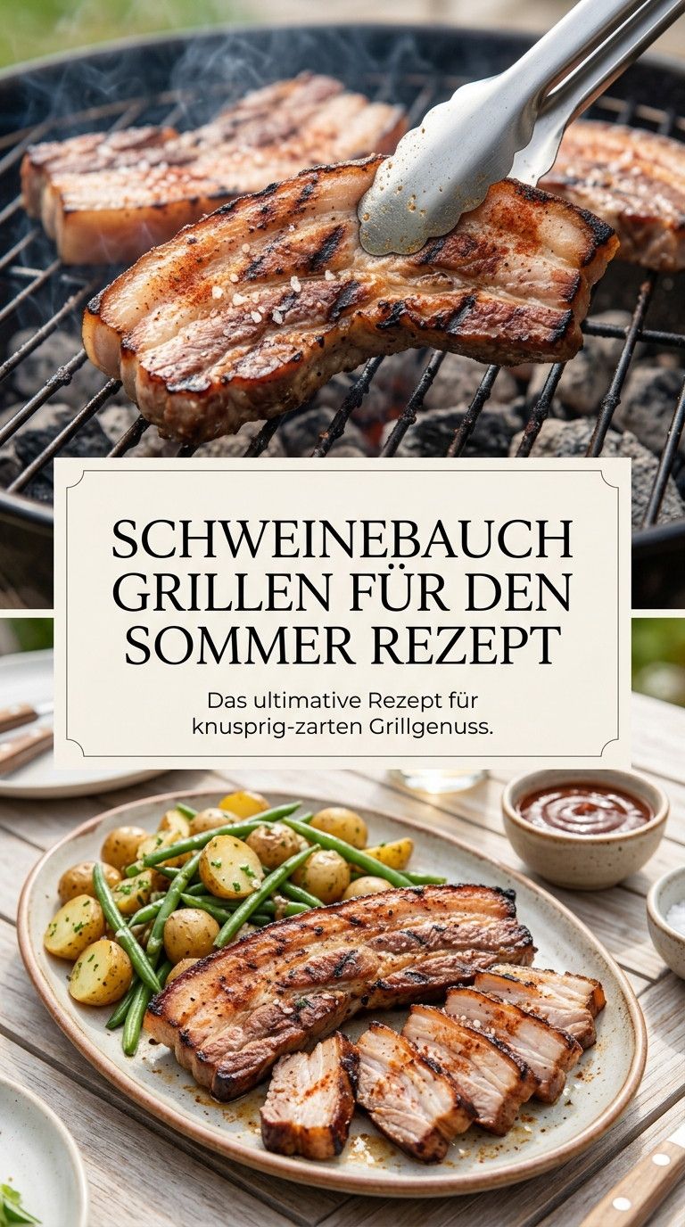 Schweinebauch grillen mit würziger Paprika-Knoblauch-Marinade