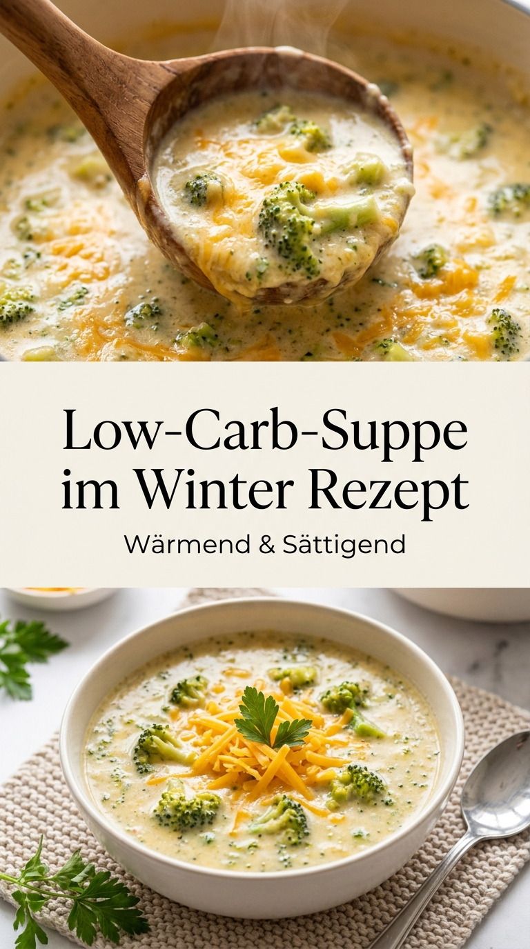 Low-Carb-Suppe mit Blumenkohl, Zucchini und Frischkäse