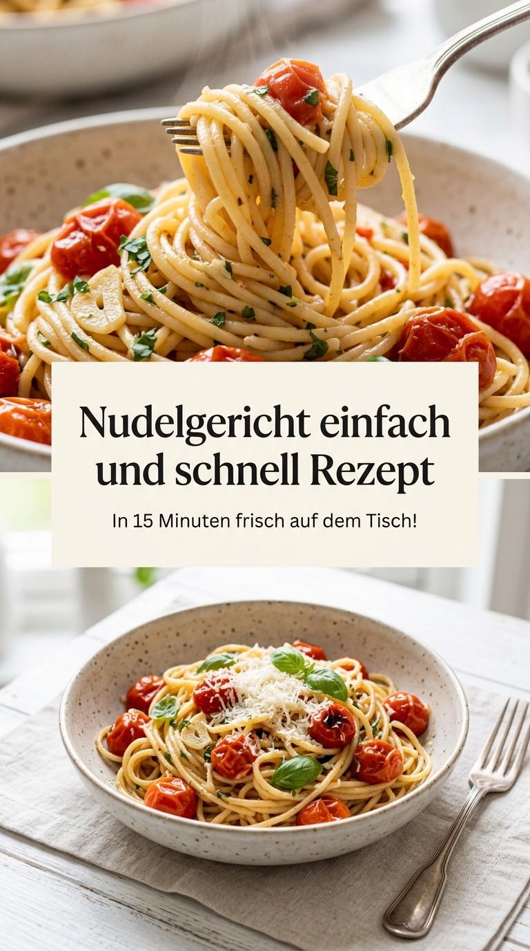 Nudelgericht Rezept – cremige Penne mit Paprika und Spinat