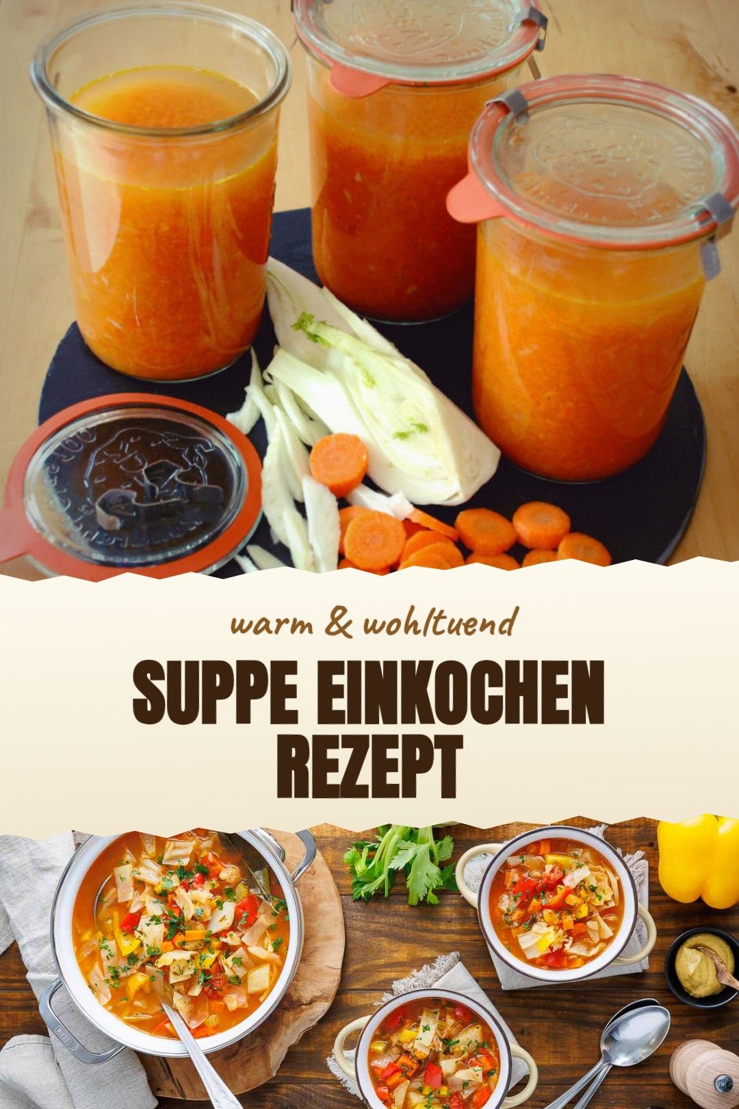 Suppe einkochen Rezept – eine klare Gemüsesuppen-Basis zum sicheren Druckeinkochen ohne Nudeln, Reis, Mehl oder Milchprodukte