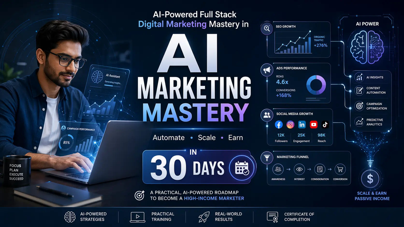 Full Stack Digital Marketing Mastery in 30 Days
